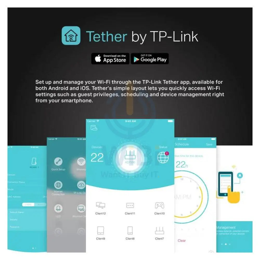 TP-Link Archer VR400 VDSL/ADSL Modem Router - 1.2Gbps / WAN / LAN / USB