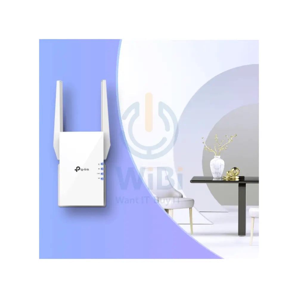 TP-Link AX1500 Wi-Fi 6 Range Extender - RJ-45 / 300 Mbps / White Networking Products > Wireless Access Point