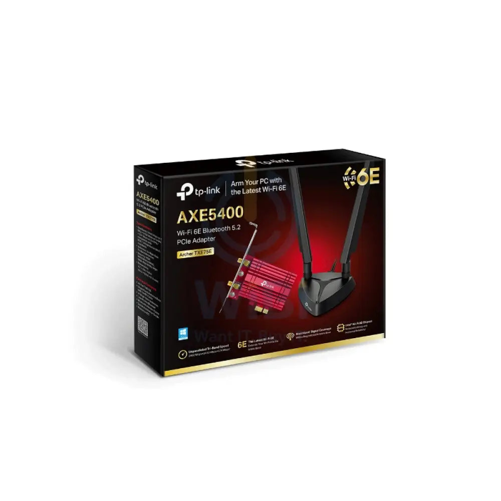 TP-Link AXE5400 Wi-Fi 6E Bluetooth 5.3 PCIe Adapter - 574 Mbps Networking Products > Routers