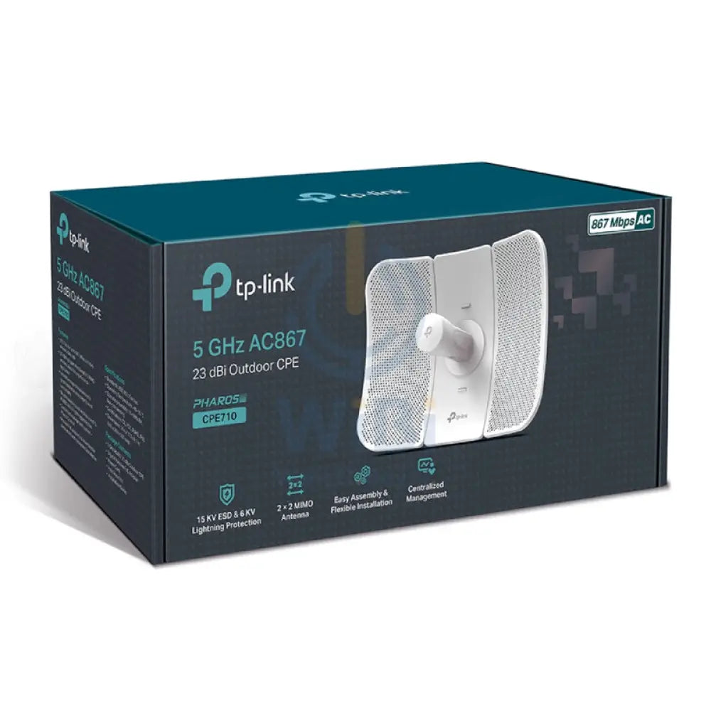 TP-Link (CPE710) 23dBi Outdoor CPE - 5GHz (867Mbps) / LAN Networking Products > Routers