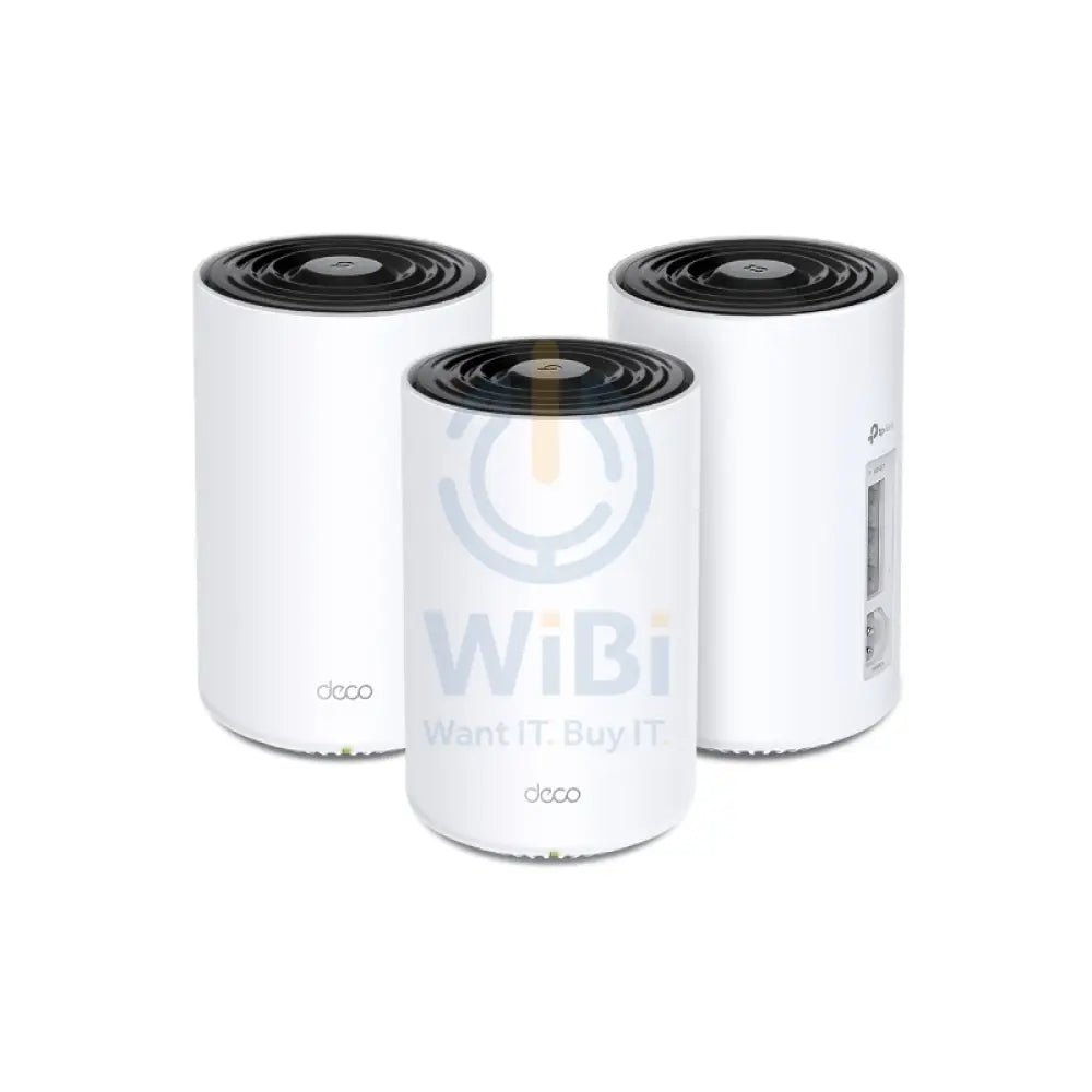 TP-Link (Deco PX50) AX3000 + G1500 Whole Home Powerline Mesh Wi-Fi 6 System - 5GHz(2402 Mbps) / Gigabit port (3-Pack)