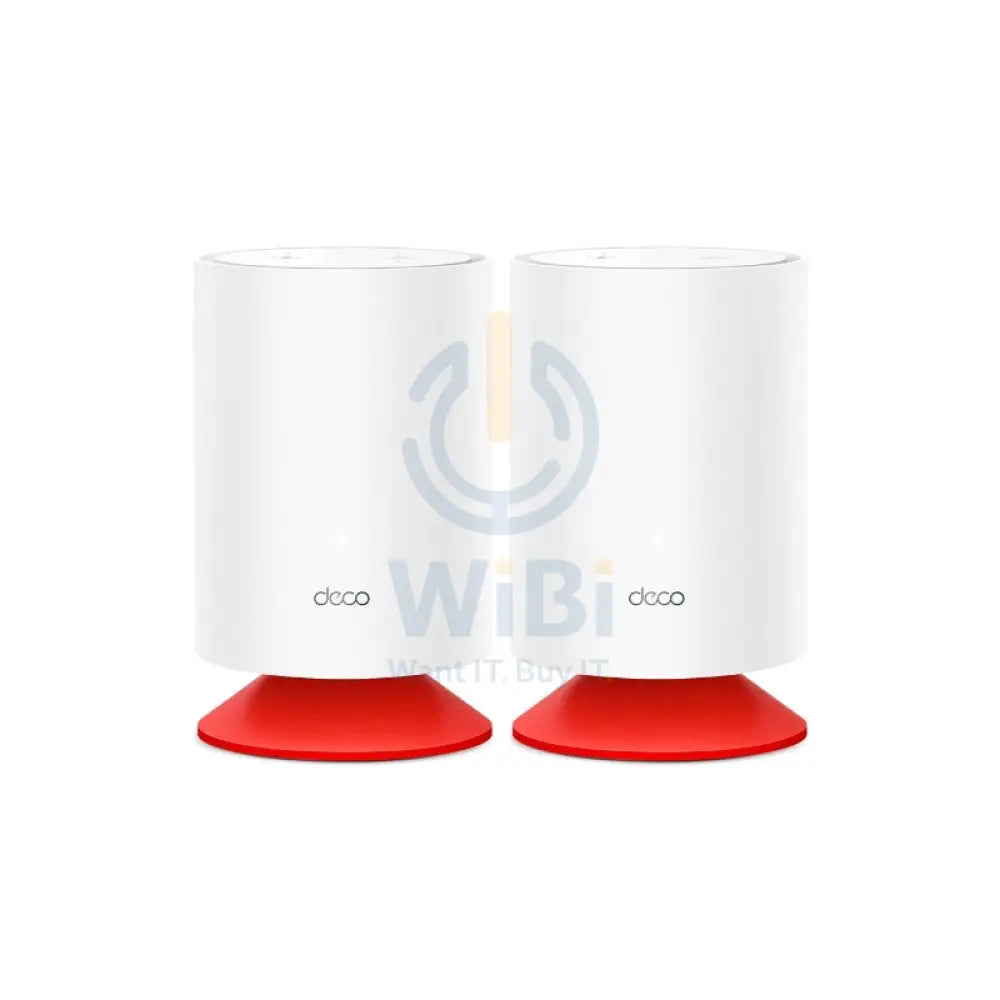TP-Link Deco Voice X20 (AX1800) Mesh Wi-Fi 6 System with Smart Speaker - 5GHz (1201 Mbps) / Gigabit Ports (2-Pack)