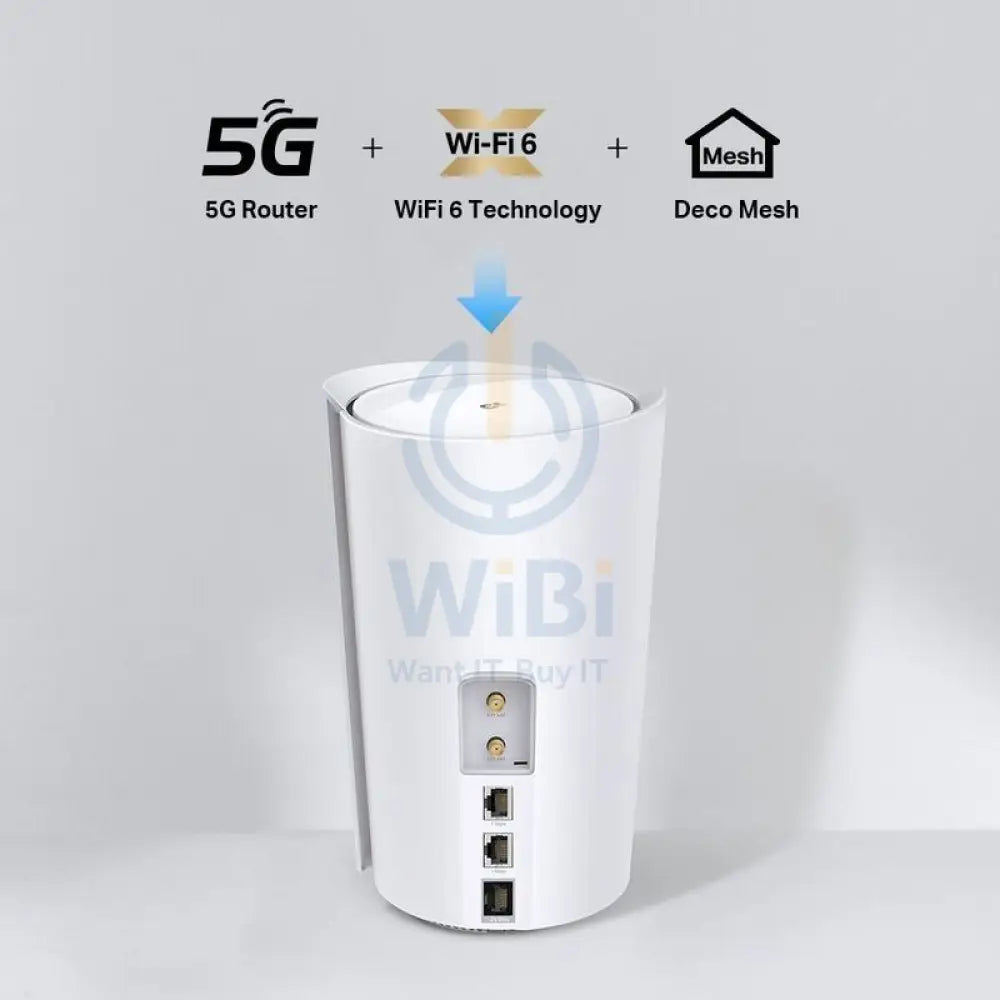 TP-Link Deco X50-5G (AX3000) Whole Home Mesh WiFi 6 Gateway - 5GHz (2402 Mbps) / 2.5 Gbps Port Networking Products >