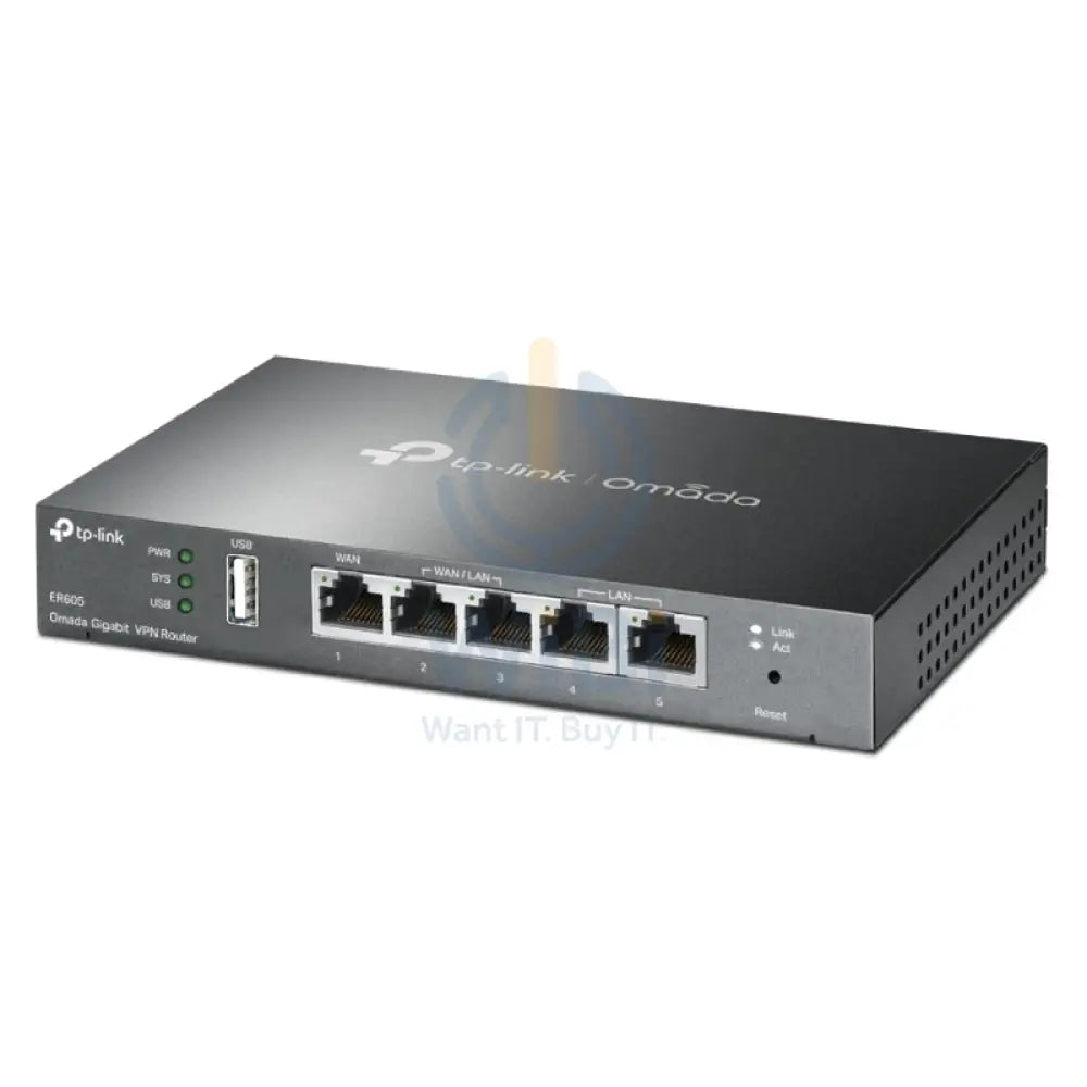 TP-Link (ER605) Omada Gigabit VPN Router - Gigabit WAN / Gigabit LAN Networking Products > Routers