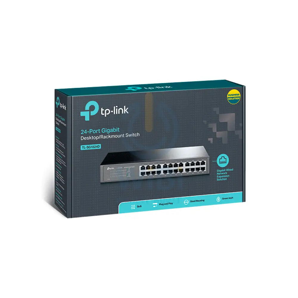 TP-Link Gigabit Switch Unmanaged Rack Mount - 24 Port / RJ- 45 / 48 Gbps Networking Products > Switches