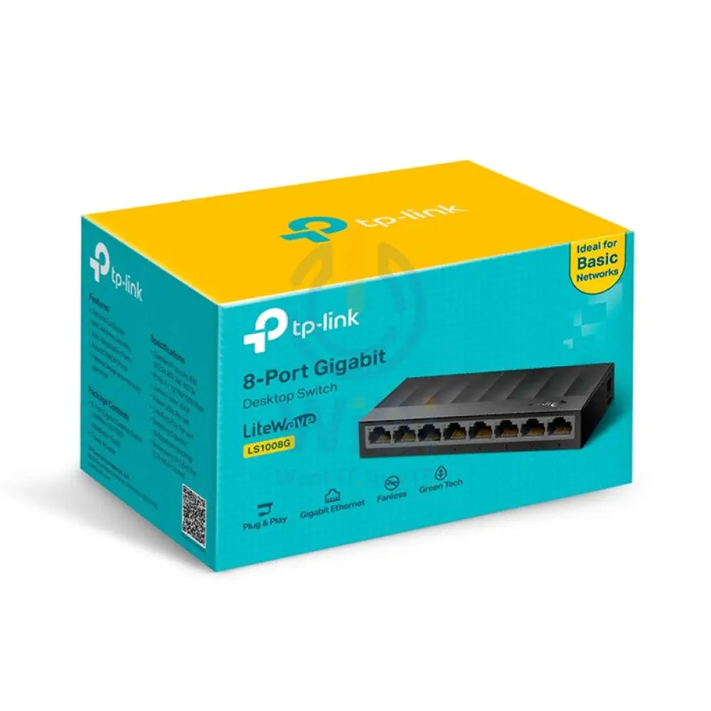 TP-Link LS1008G 8-Port Gigabit Desktop Switch Networking Products > Switches