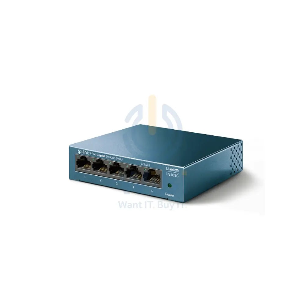 TP-Link (LS105G) Gigabit Desktop Switch - 5-Port / Unmanaged / Desktop Networking Products > Switches