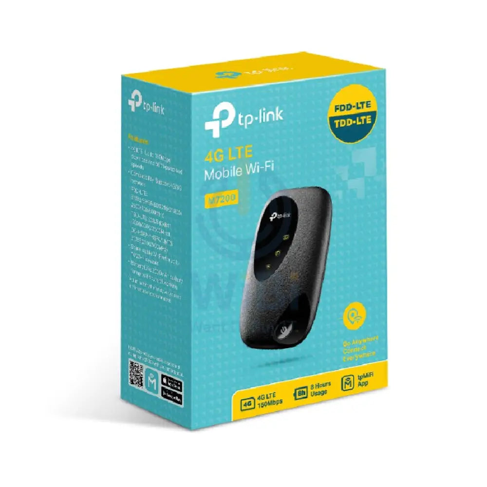 TP-Link (M7200) 4G LTE Mobile Wi-Fi - 2000mAh / micro USB Mobiles & Tablets > Mobiles