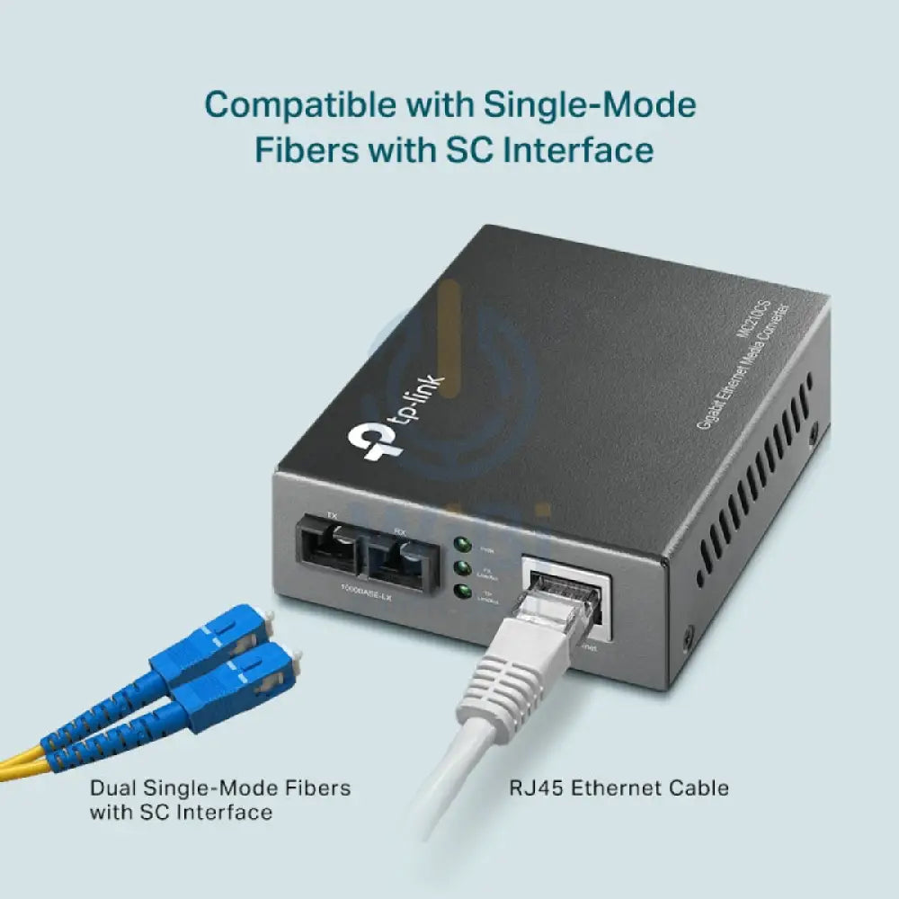 TP-Link (MC210CS) Gigabit Single-Mode Media Converter - UPC / LAN Networking Products > USB Network Adapter