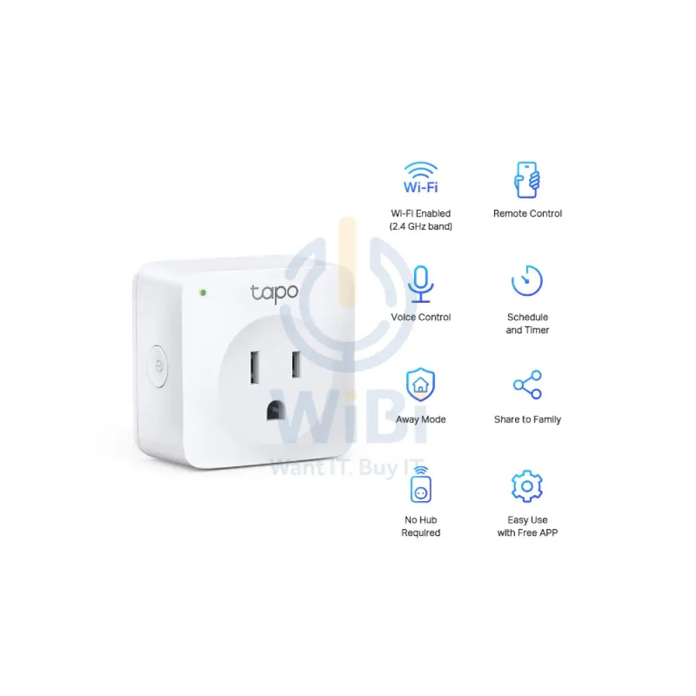 TP-Link Mini Smart Wi-Fi Socket - 2.4 GHz / White Accessories > Smart Devices