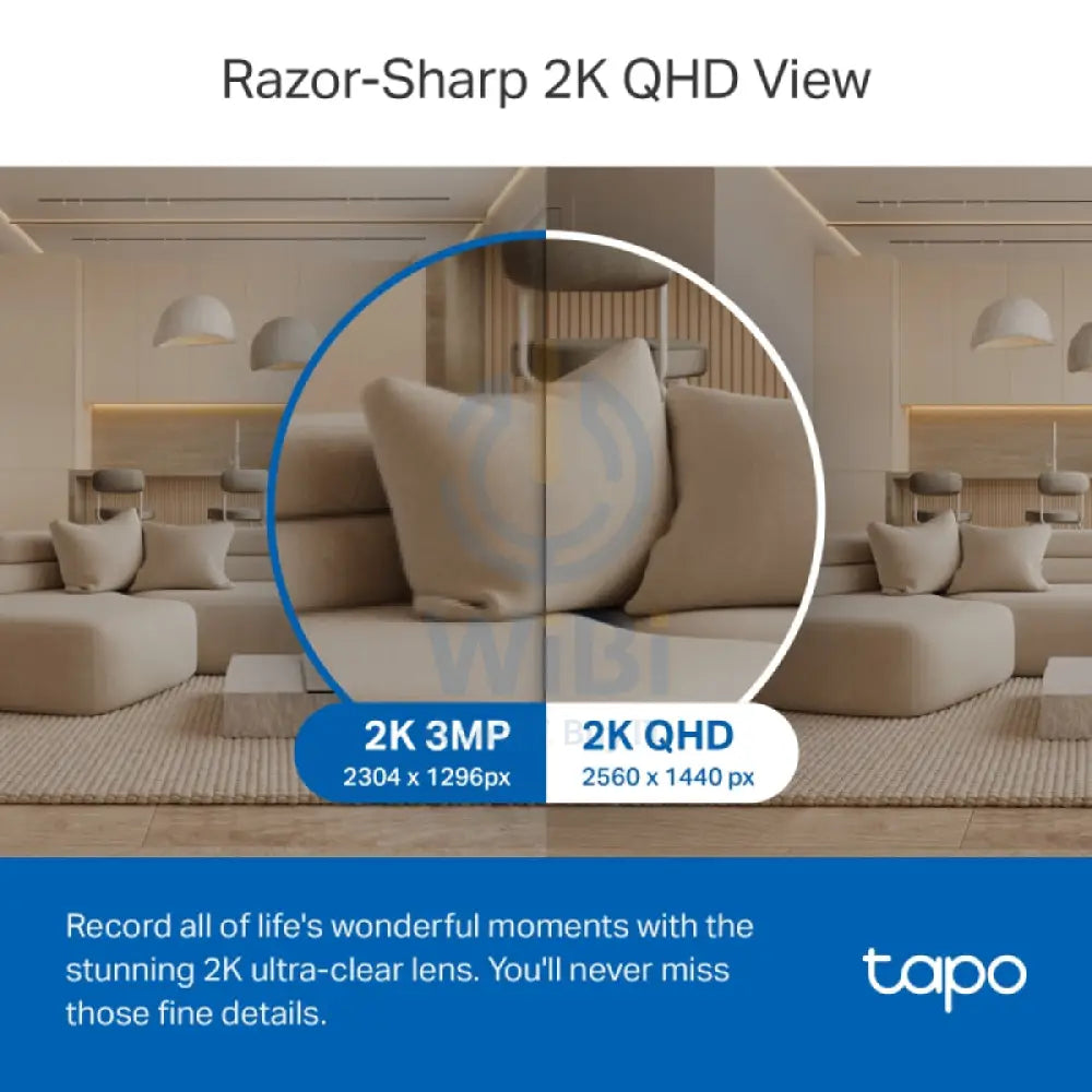 TP-Link TAPO C220 Pan/Tilt AI Home Security Wi-Fi Camera - 2K 4 MP QHD / 12x Digital Zoom Cameras > Security Cameras