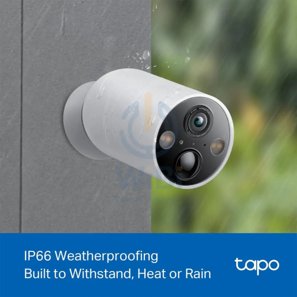 TP-Link (Tapo C425) Smart Wire-Free Security Camera - 4MP / H.264 / 1440p Full HD / 2.4 GHz - White Cameras > Security