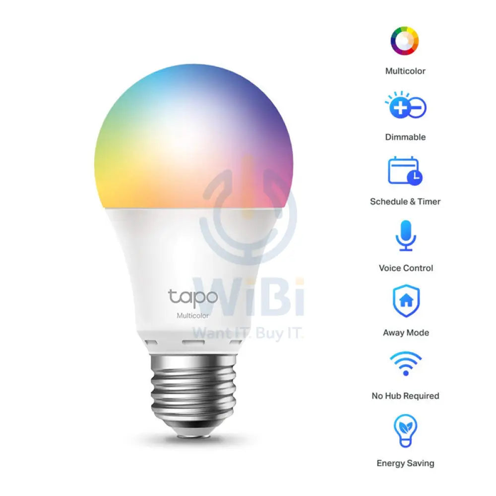 TP-Link (Tapo L530E) Smart Wi-Fi Light Bulb Multicolor - LED / 2.4 GHz - Multicolor Accessories > Smart Devices > Smart