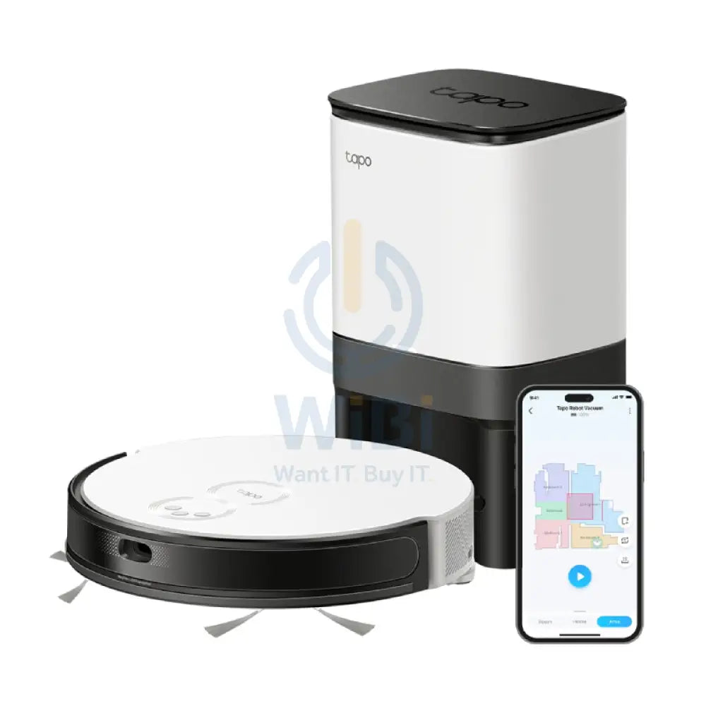 TP-Link (Tapo RV20 Mop Plus) MagSlim™ LiDAR Navigation Robot Vacuum & Mop + Smart Auto-Empty Dock - 2600 mAh / 4L