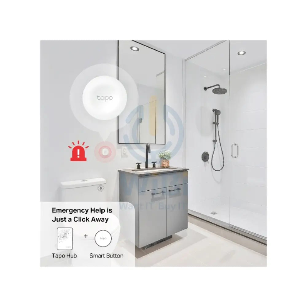 TP-Link Tapo S200B Smart Button - White Accessories > Smart Devices