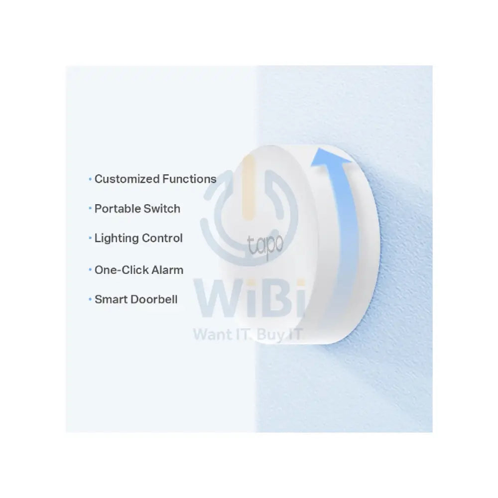 TP-Link Tapo S200B Smart Button - White Accessories > Smart Devices