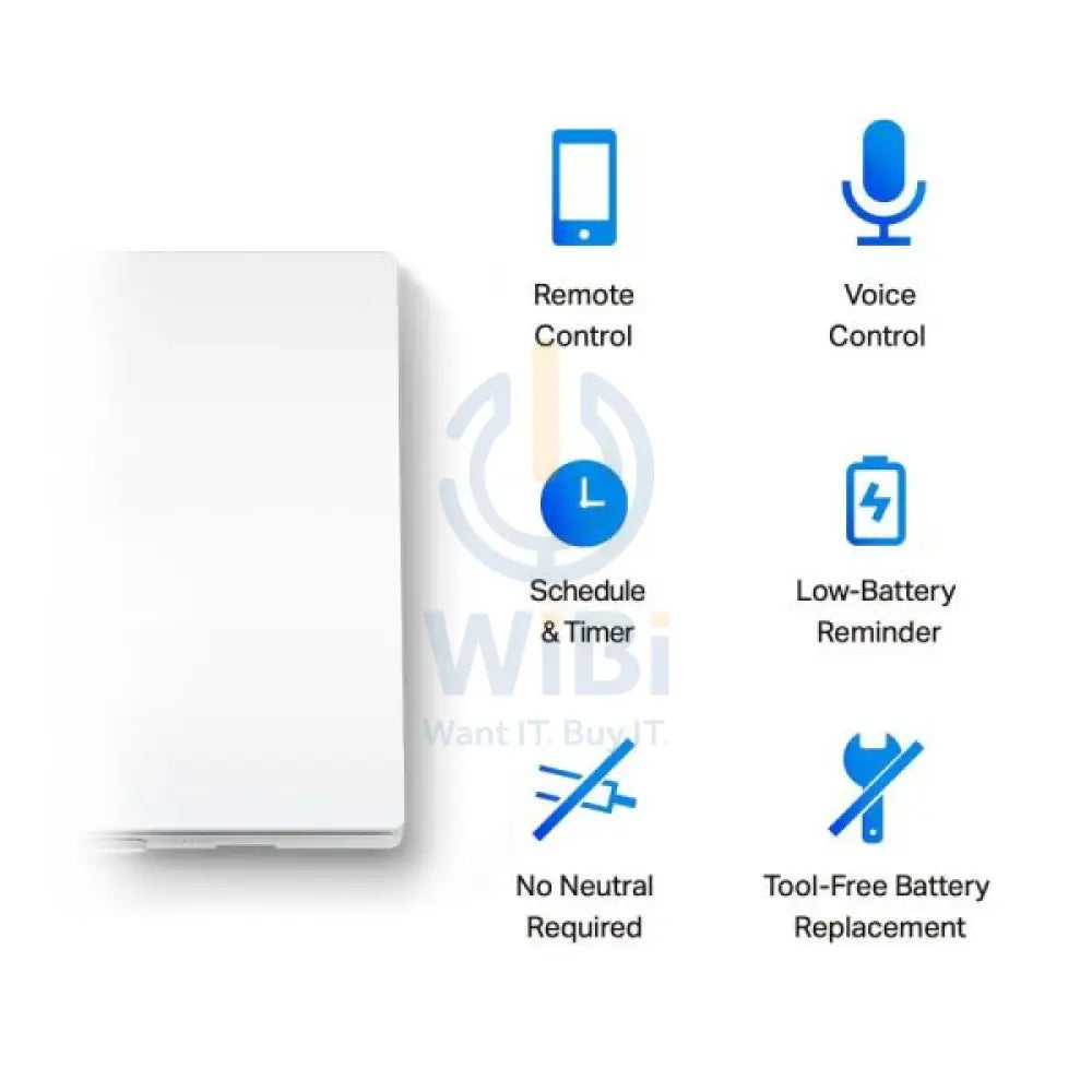 TP-Link (Tapo S210) Smart Light Switch Networking Products > Switches