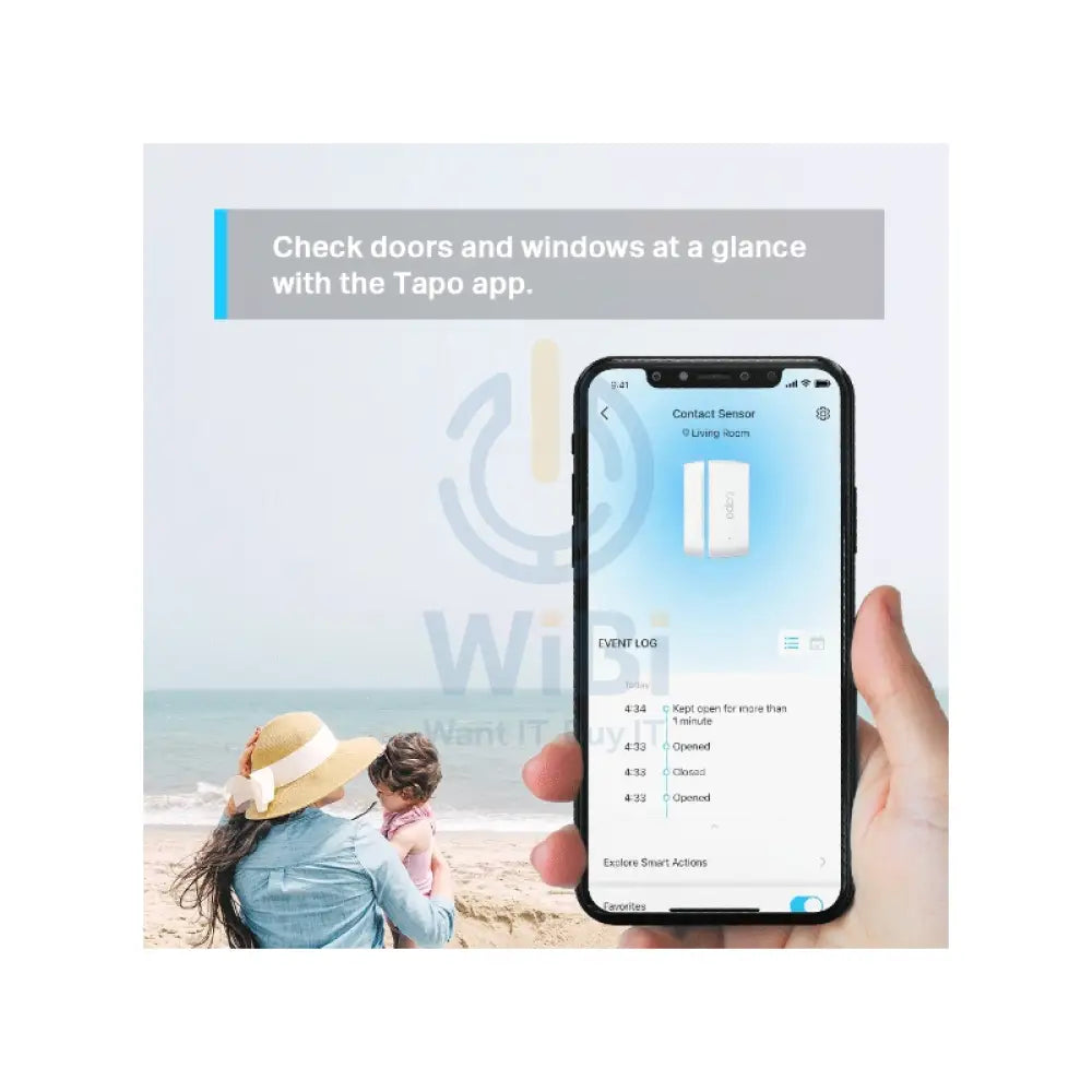 TP-Link Tapo T110 Smart Contact Sensor - White Accessories > Smart Devices