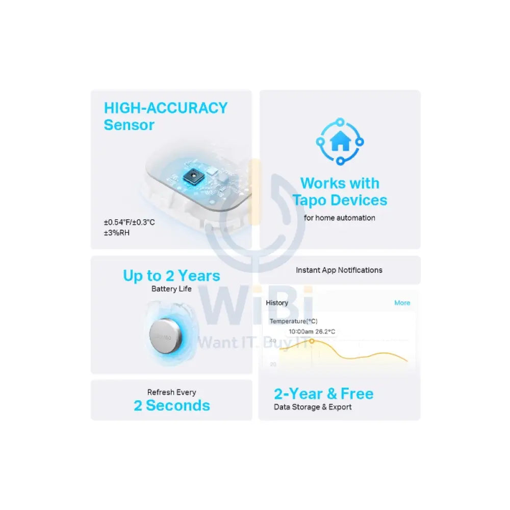 TP-Link (Tapo T310) Smart Temperature & Humidity Monitor Accessories > Outdoor & Travel