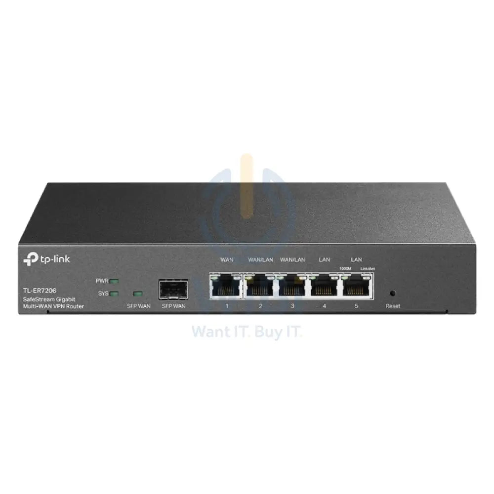 TP-Link (TL-ER7206) SafeStream Gigabit Multi-WAN VPN Router - Gigabit WAN / Gigabit LAN Networking Products > Routers