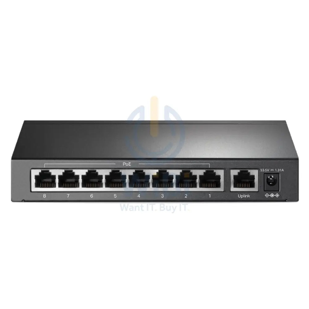 TP-Link (TL-SF1009P) 9-Port 10/100Mbps Desktop Switch with 8-Port PoE + - 1.8 Gbps / LAN Networking Products > Switches