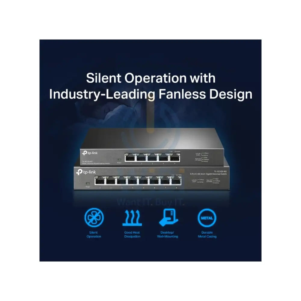 TP-link TL-SG108-M2 8-Port 2.5G Desktop Switch - 40 Gbps / LAN Networking Products > Switches
