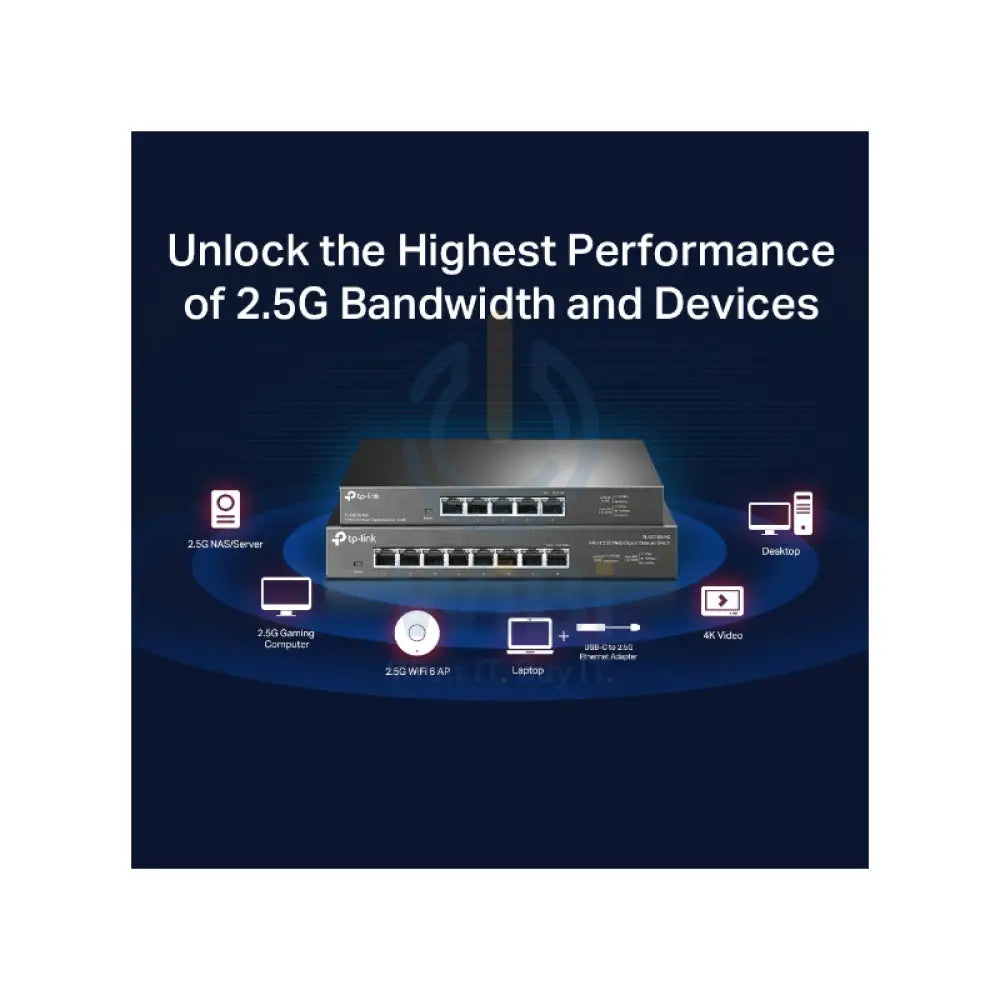 TP-link TL-SG108-M2 8-Port 2.5G Desktop Switch - 40 Gbps / LAN Networking Products > Switches