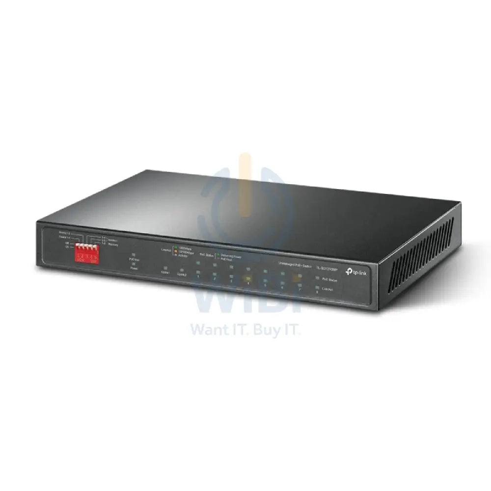 TP-Link (TL-SG1210MP) 10-Port Gigabit Desktop Switch with 8-Port PoE + - 20 Gbps / LAN Networking Products > Switches