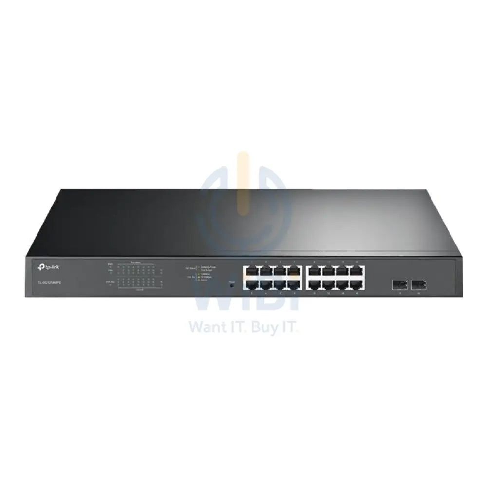 TP-Link TL-SG1218MPE - 16-Ports / RJ-45 / PoE + / SFP / Rack-Mountable - Switch Networking Products > Switches