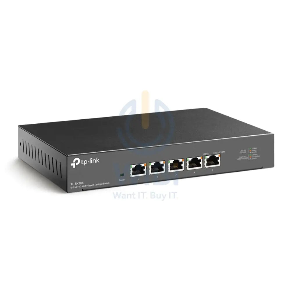 TP-Link (TL-SX105) Gigabit Desktop Switch - 5-Ports / 100 Gbps / LAN / Unmanaged Networking Products > Switches
