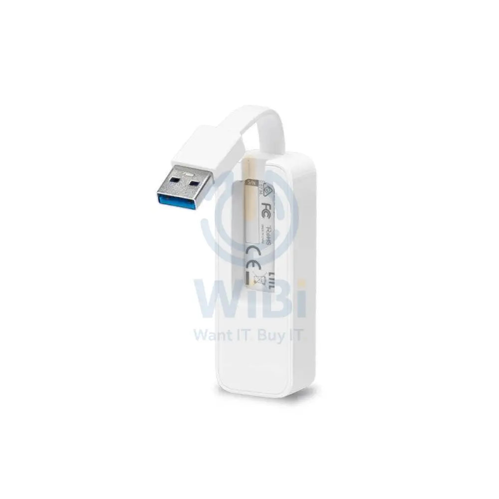 TP-Link UE300 USB 3.0 Gigabit Ethernet Network Adapter - 1x LAN / Gigabit / USB 3.0 / White