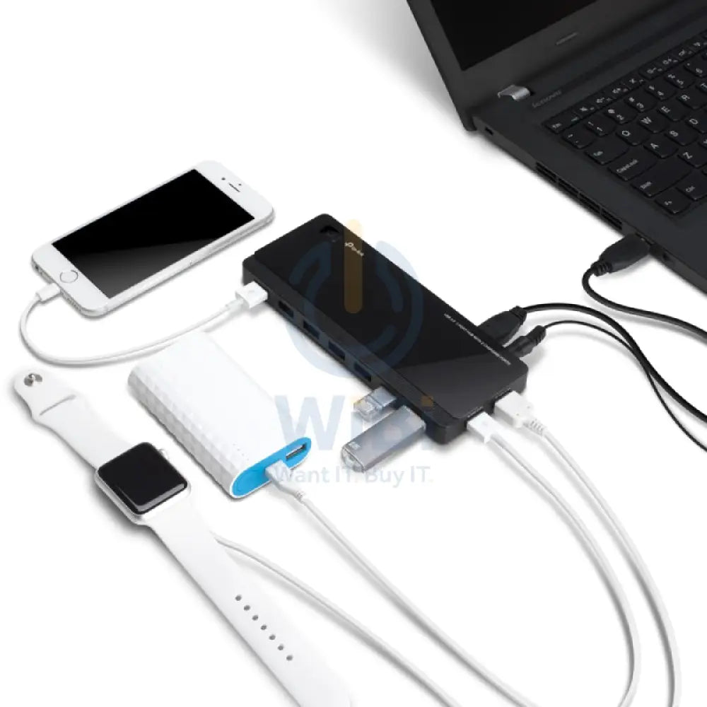 TP-Link (UH720) USB 3.0 7-Port Hub with 2 Charging Ports Accessories > USB Hub