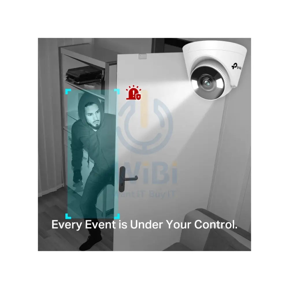 TP-Link (VIGI C440-W) VIGI 4MP Full-Color Wi-Fi Turret Network Camera - 2560 X 1440 / LAN Cameras > Security Cameras