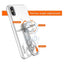 TPU Transparent Case - iPhone X / Ring Stand / Clear