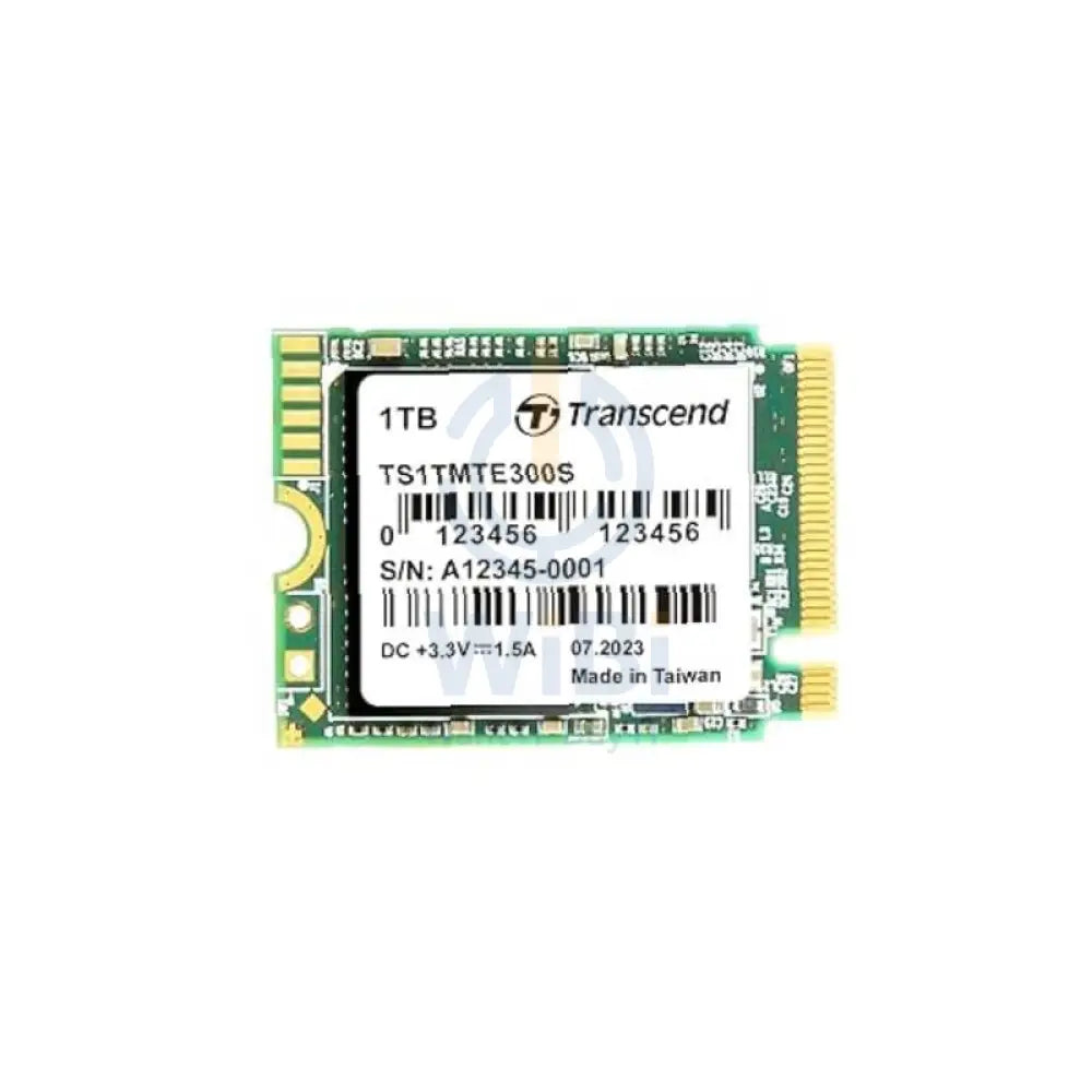 Transcend PCIe 300S - 1TB / Up to 2,000/1,650 MB/s / M.2 2230 / PCIe / SSD (Solid State Drive) Storage > Solid State