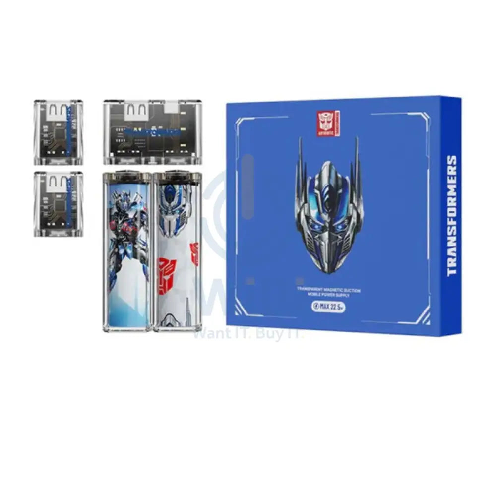 Transformers TF-D05 Optimus Prime Magnetic Power Bank Pair Gift Box - 10,000mAh / Optimus Prime Accessories > Power Bank