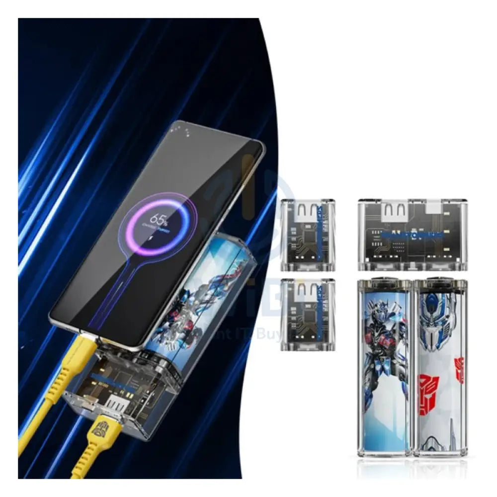 Transformers TF-D05 Optimus Prime Magnetic Power Bank Pair Gift Box - 10,000mAh / Optimus Prime Accessories > Power Bank