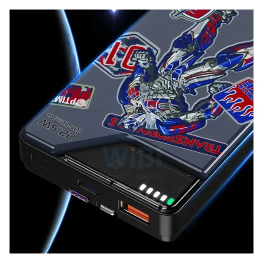 Transformers TF-D10 Bumblebee Dual-Wire Power Bank - 10,000mAh / Optimus Prime Accessories > Power Bank