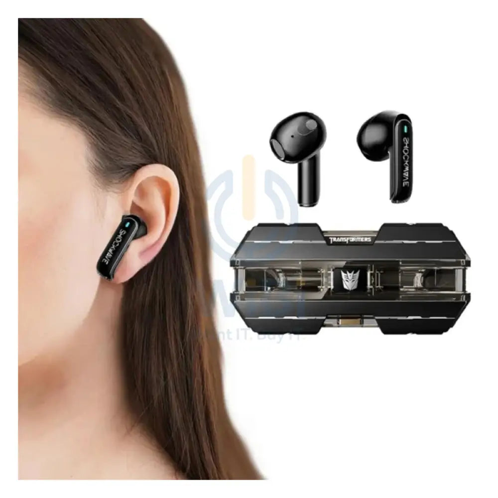 Transformers TF-T01 Wireless Bluetooth Earbuds - Black Accessories > Audio > Headphones
