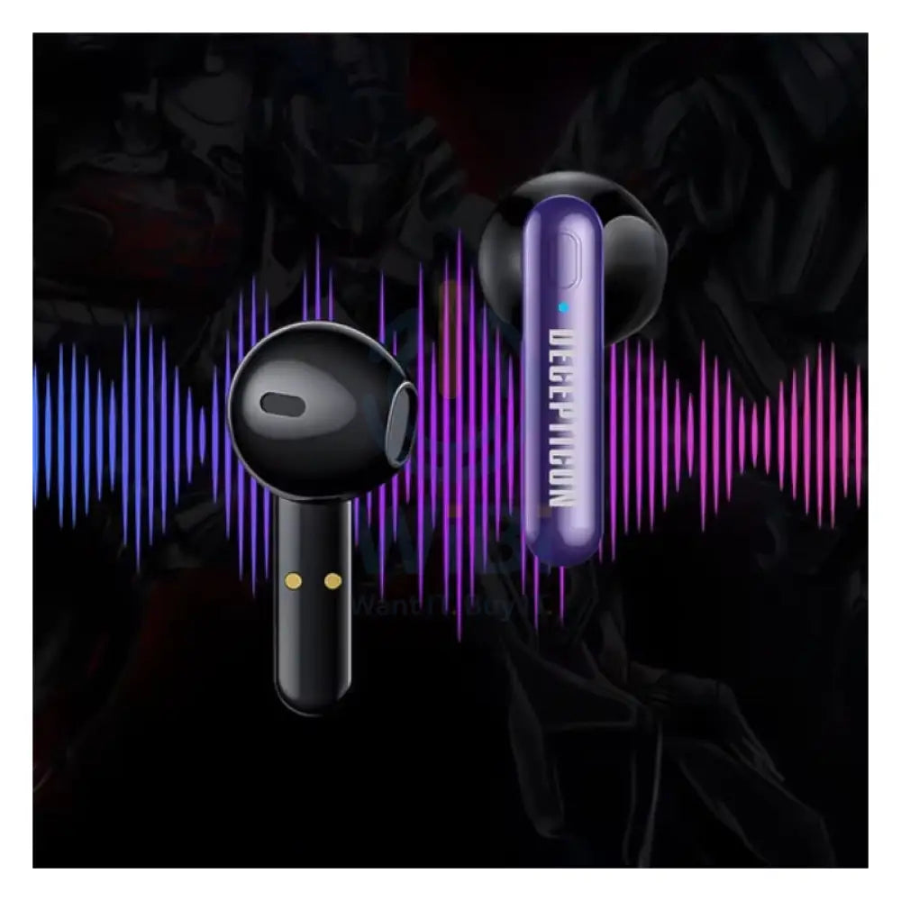 Transformers TF-T03 Wireless Bluetooth Earbuds - Purple Accessories > Audio > Headphones