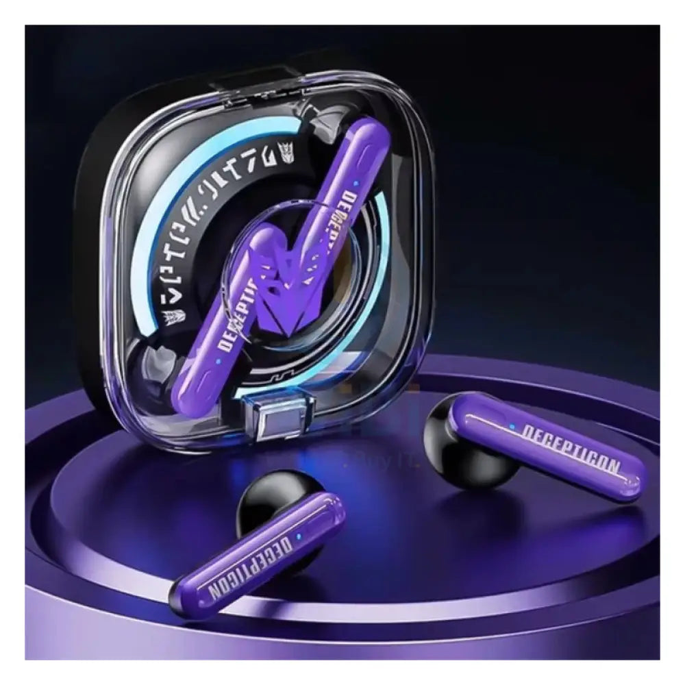 Transformers TF-T03 Wireless Bluetooth Earbuds - Purple Accessories > Audio > Headphones