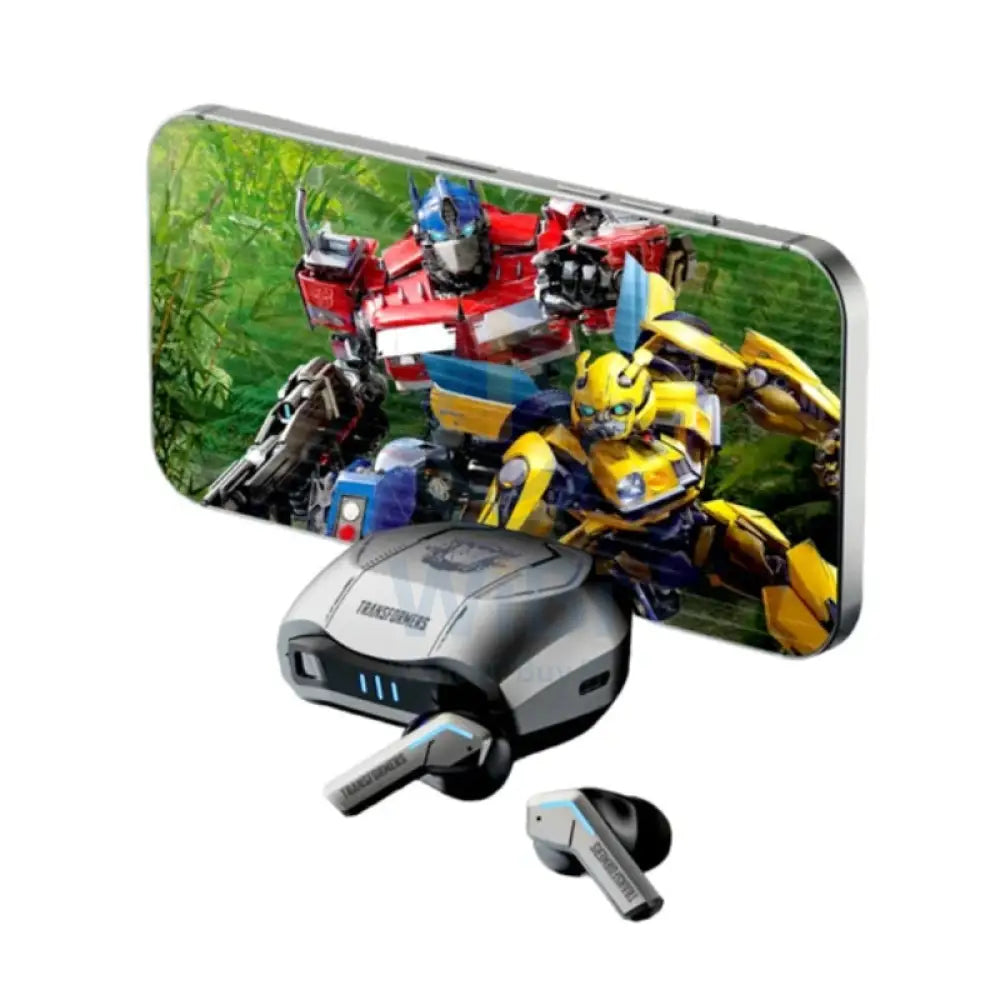 Transformers TF-T06 Wireless Bluetooth Earbuds - Silver Accessories > Audio > Headphones
