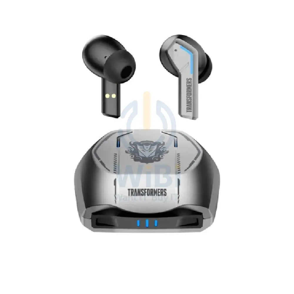 Transformers TF-T06 Wireless Bluetooth Earbuds - Silver Accessories > Audio > Headphones