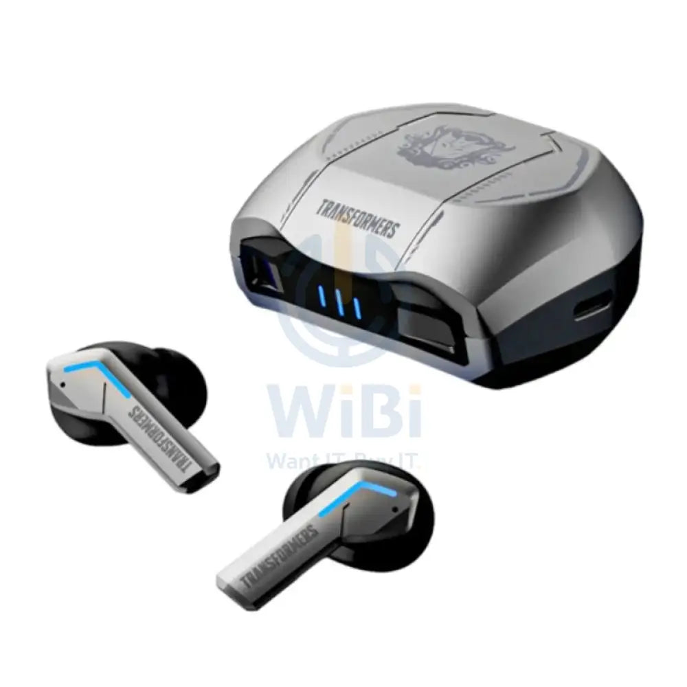 Transformers TF-T06 Wireless Bluetooth Earbuds - Silver Accessories > Audio > Headphones