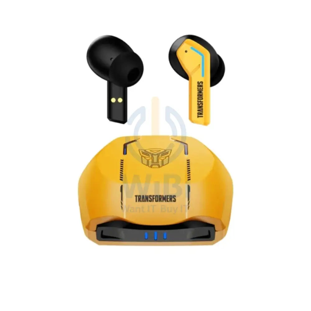 Transformers TF-T06 Wireless Bluetooth Earbuds - Yellow Accessories > Audio > Headphones