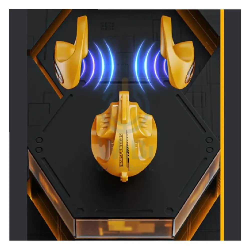 Transformers TF-T07 New Wireless Bluetooth Earbuds - Yellow Accessories > Audio > Headphones