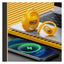 Transformers TF-T07 New Wireless Bluetooth Earbuds - Yellow Accessories > Audio > Headphones