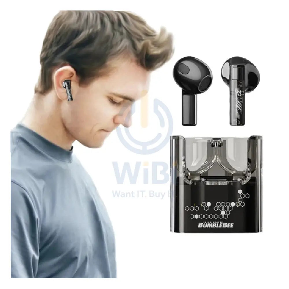 Transformers TF-T08 Wireless Bluetooth Earbuds - Black Accessories > Audio > Headphones