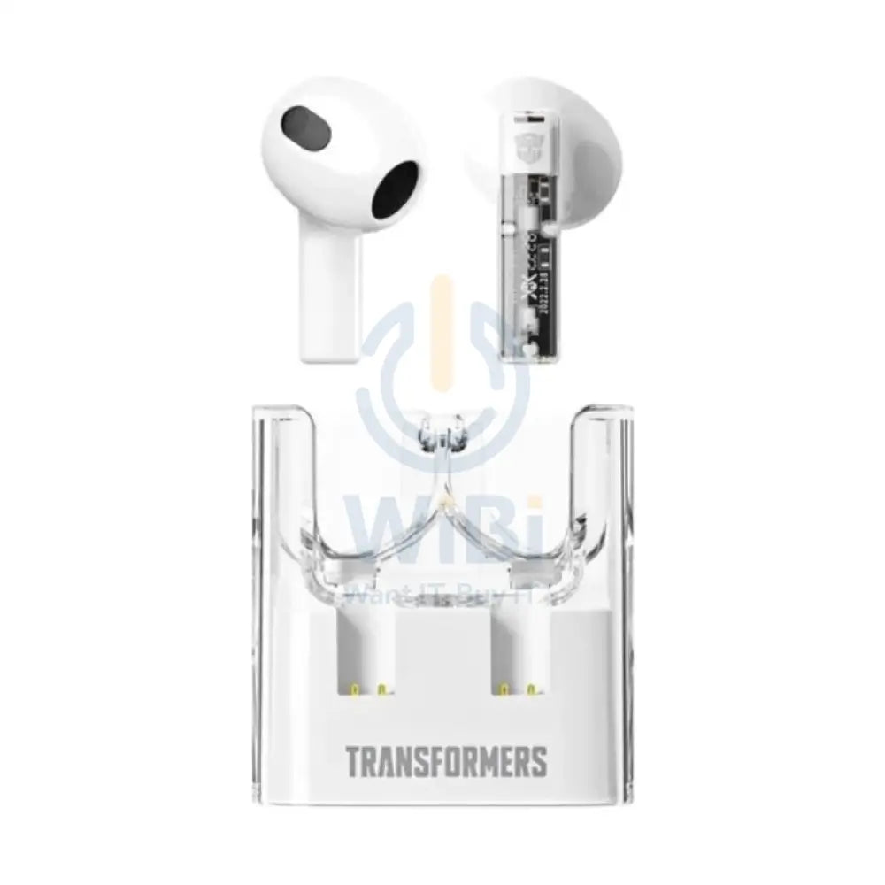 Transformers TF-T08 Wireless Bluetooth Earbuds - White Accessories > Audio > Headphones