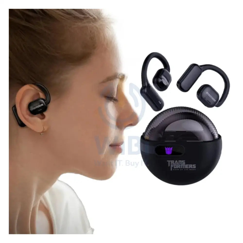 Transformers TF-T09 Wireless Bluetooth Earbuds - Black Accessories > Audio > Headphones